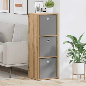 vidaXL Πλαϊνό γραφείο Artisan Oak 35 x 32 x 99,5 εκ