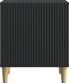 vidaXL Κομοδίνο Μαύρο 43 x 34,5 x 50 εκ Επεξεργασμένο Ξύλο
