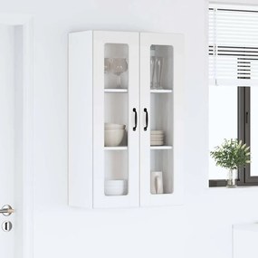vidaXL Ραφιέρα τοίχου PORTO Λευκό 60 x 31 x 100 cm Επεξεργασμένο Ξύλο