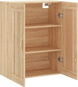 vidaXL Ντουλάπι Επιτοίχιο Sonoma Δρυς 69,5 x 34 x 90 εκ. Επεξεργ. Ξύλο