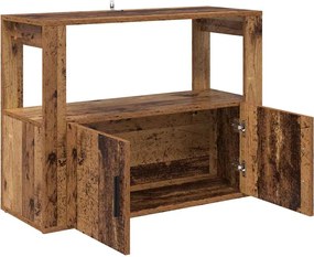 vidaXL Πλαϊνό γραφείο Παλαιό ξύλο 80 x 30 x 60 cm Επεξεργασμένο ξύλο