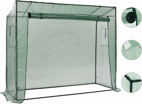 vidaXL Θερμοκήπιο Walk-in 200 x 80 x 173 εκ.