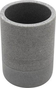 Ποτηροθήκη Μπάνιου (Φ7x10) Estia Stone Grey 02-13387