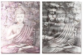 Καμβάς Home ESPRIT Τζίντζερ Καμβάς 60 x 2,7 x 80 cm