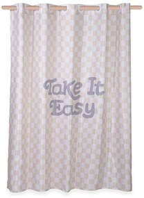 Κουρτίνα Μπάνιου (180x180) Με Τρουκς Nef-Nef Homeware Easy