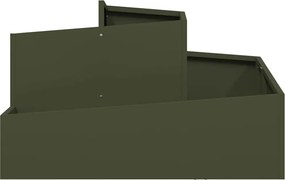vidaXL Γλάστρα Κήπου Ελιά Πράσινη 80 x 80 x 50 εκ.