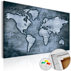 Πίνακας φελλού - Sapphire World [Cork Map] 60x40