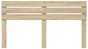 vidaXL Κεφαλάρι με κεφαλάρι Δρύς Sonoma 200 cm Επεξεργασμένο ξύλο