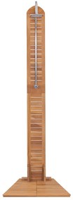vidaXL Ντουζιέρα Κήπου 70 x 75 x 204 εκ. από Μασίφ Ξύλο Teak
