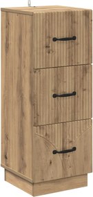 vidaXL Ντουλάπι με Συρτάρια 33 x 34,5 x 87 εκ. Επεξεργασμένο Ξύλο