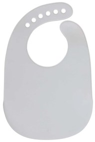 Σαλιάρα σιλικόνης Little Chums Mouse Grey LÄSSIG