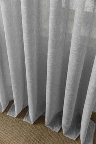 Κουρτίνα Με Τρέσα Ημιδιάφανη 270x300cm Γκρι 6023-9