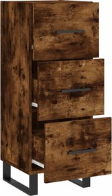 vidaXL Ντουλάπι Καπνιστή Δρυς 34,5 x 34 x 90 εκ. Επεξεργασμένο Ξύλο