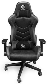 GEMBIRD GAMING CHAIR LEATHER BLACK