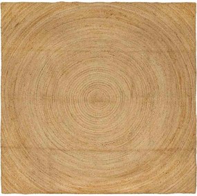vidaXL Χαλιά χώρου Φυσικό 240 x 240 cm Γιούτα