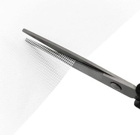 vidaXL Σίτα εντόμων Λευκό 80 x 500 cm Γυαλί-Ίνα