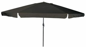 vidaXL Ομπρέλα Κήπου Μαύρο 395 x 395 x 245 εκ. Πολυεστέρας και Χάλυβας