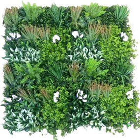 Supergreens Τεχνητή Φυλλωσιά Φτέρη Mix με Μωβ Άνθος 100x100 εκ. - 9961-7