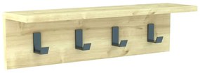 Κρεμάστρα Mulan pakoworld χρώμα φυσικό 60x16x14.5εκ Model: 120-000385