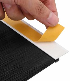 vidaXL Αυτοκόλλητες σφραγίδες πόρτας 12 pcs Λευκό 100 cm