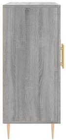 vidaXL Ντουλάπι Γκρι Sonoma 90 x 34 x 80 εκ. από Επεξεργασμένο Ξύλο