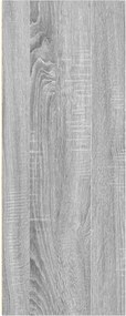 vidaXL Βιβλιοθήκη Γκρι Sonoma 40x30x77 εκ. από Επεξεργασμένο Ξύλο