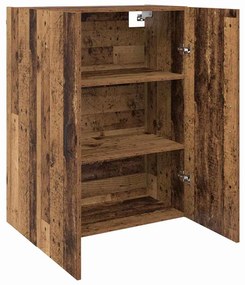 vidaXL Ντουλάπια Τοίχου 2 pcs Παλαιό ξύλο 69.5 x 34 x 90 εκ.