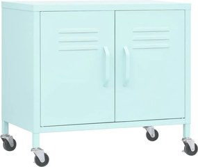 vidaXL Ντουλάπι Αποθήκευσης Χρώμα Μέντα 60 x 35 x 56 εκ. από Ατσάλι