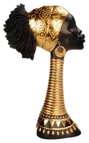 Διακοσμητική Φιγούρα Abeni 2 020770 19x7x33cm Black-Gold Πολυρεσίνη