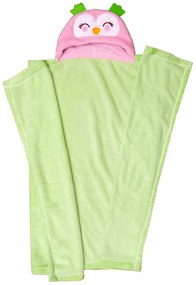 Κουβέρτα Fleece Με Κουκούλα (76x102) Viopros Σχ87