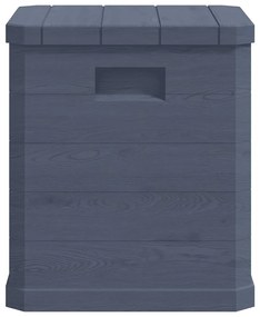 vidaXL Μπαούλο Αποθήκευσης Κήπου Ανθρακί 90 Λίτρα