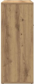 vidaXL Sideboard Artisan Oak 60x30x75 cm Κατασκευασμένο ξύλο