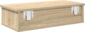 vidaXL Ράφι τοίχου με συρτάρια Δρυς sonoma 60x28x15 cm