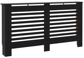 vidaXL Κάλυμμα Καλοριφέρ Μαύρο 152 x 19 x 81,5 εκ. από MDF