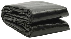 vidaXL Κάλυμμα Πισίνας Μαύρο 260 x 160 εκ. από Πολυαιθυλένιο