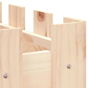 vidaXL Ζαρντινιέρα Υπερυψωμένη Σχ Φράχτη 150 x 30 x 30 εκ. Μασίφ Πεύκο