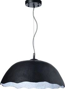 Φωτιστικό Οροφής Μονόφωτο Aca V3729451PBS Black/Silver