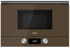 Teka ML 8220 BIS L Εντοιχιζόμενος Φούρνος Μικροκυμάτων με Grill 22lt Καφέ