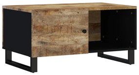 vidaXL Τραπεζάκι Σαλονιού 80x50x40 εκ. Μασίφ Ξύλο Μάνγκο &amp; Επεξ. Ξύλο