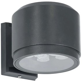 Φωτιστικό Τοίχου - Απλίκα Gona 90484 13x16,5x5cm Led 2280lm 24W 4500K Anthracite GloboStar