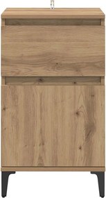vidaXL Κομοδίνο Artisan Oak 40 x 35 x 70 εκ. Επεξεργασμένο ξύλο