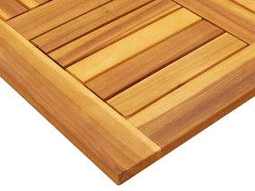 Επιφάνεια Τραπεζιού Τετράγωνη 60x60x2 εκ. Μασίφ Ξύλο Ακακίας - Καφέ