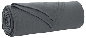 vidaXL Κουβέρτα Σκούρο Γκρι 350 x 270 εκ. Μαλλί