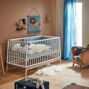 Leander κούνια Luna 140x70 cm - White Oak