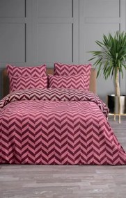 Makis Tselios Home Σετ Παπλωματοθήκη King Size 240×250cm Zic Zac Red