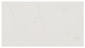 vidaXL Βάση Οθόνης Λευκή 50 x 27 x 15 εκ. από Μασίφ Ξύλο Πεύκου
