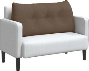 vidaXL Μαξιλάρι Πλάτης Καφέ 100 x 24 x 50 εκ ύφασμα