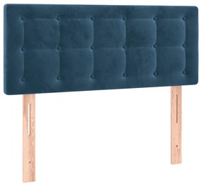 ΚΡΕΒΑΤΙ BOXSPRING ΜΕ ΣΤΡΩΜΑ ΣΚΟΥΡΟ ΜΠΛΕ 90X200 ΕΚ. ΒΕΛΟΥΔΙΝΟ 3131181