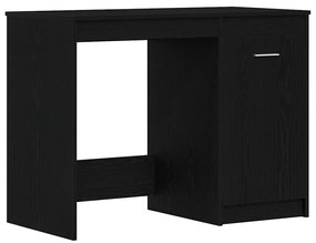 vidaXL Γραφείο Μαύρη δρυς 100 x 50 x 76 εκ. Επεξεργασμένο ξύλο
