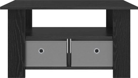 vidaXL Τραπεζάκι σαλονιού Μαύρη Οξυά 77 x 55 x 42 εκ.